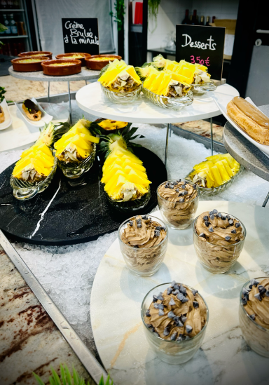 Buffet de desserts à 3,50 euros