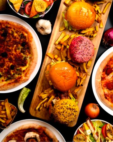 Plats la cantine nice matin, burgers, pizzas, pâtes, desserts, boissons