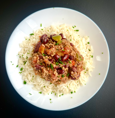 Chili con carne riz