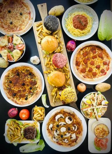 plats la cantine nice matin, burgers, pizzas